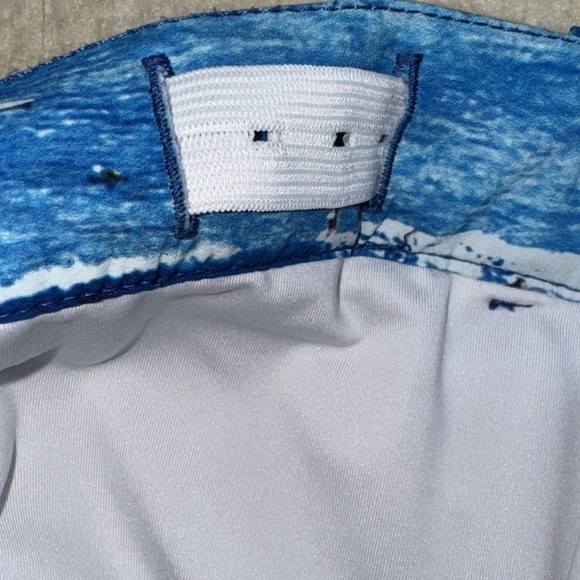 Polo Ralph Lauren Men's Swim Golf Stretch Wicking Shorts Blue Multi Size 36 - Picture 6 of 10